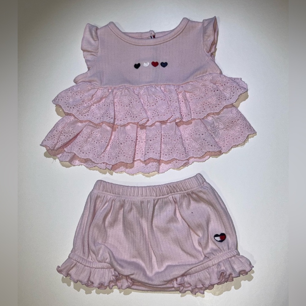 Tommy Hilfiger Pink Kids Matching Set